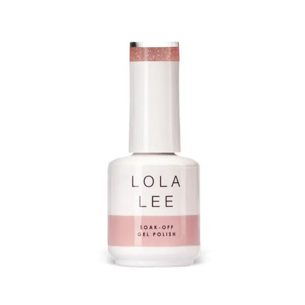 Lola Lee Gel Bottle 124 Pink Glitter Polish