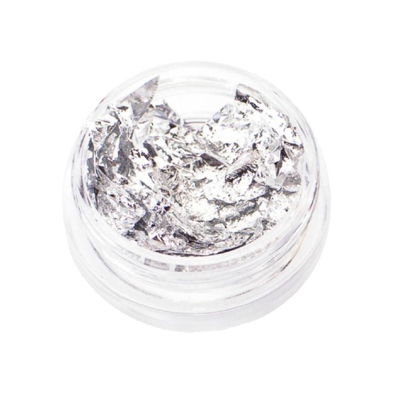 silver nail foil