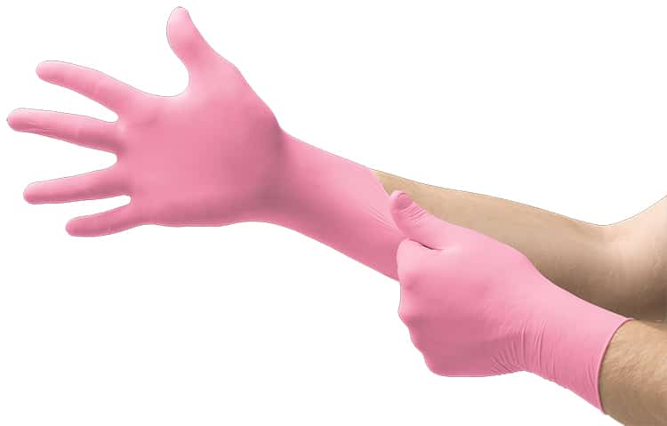 Ansell Pink Gloves