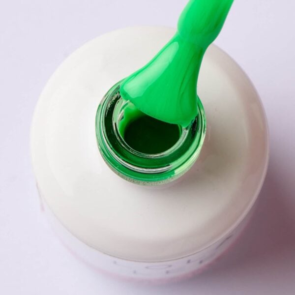 Be Pretty Like You' in Lumo Green Gel Polish in a bottle