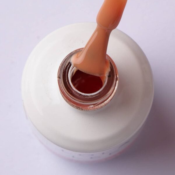 Lola Lee Gel Polish 197 Suck It Up Buttercup burnt orange brown gel polish on brush Video / bottle with brush
