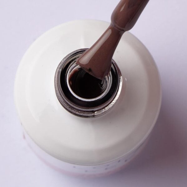 Lola Lee Roast and Toast deep chocolate brown gel polish and brush