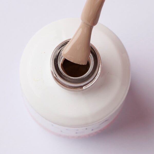 Lola Lee I Wish I Was A Unicorn nude brown gel polish bottle with brush