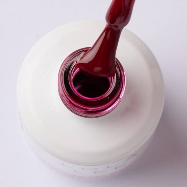 Image of an open bottle and brush of GP058 gel polish