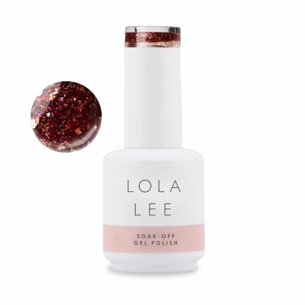 Gold Glitter Goddess Gel Polish