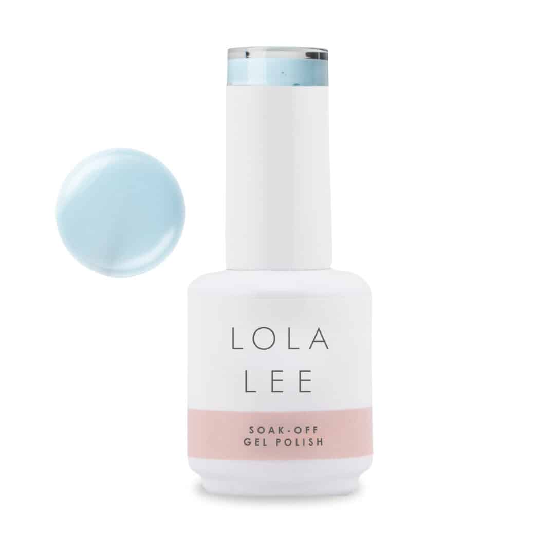 baby blue pastel gel polish