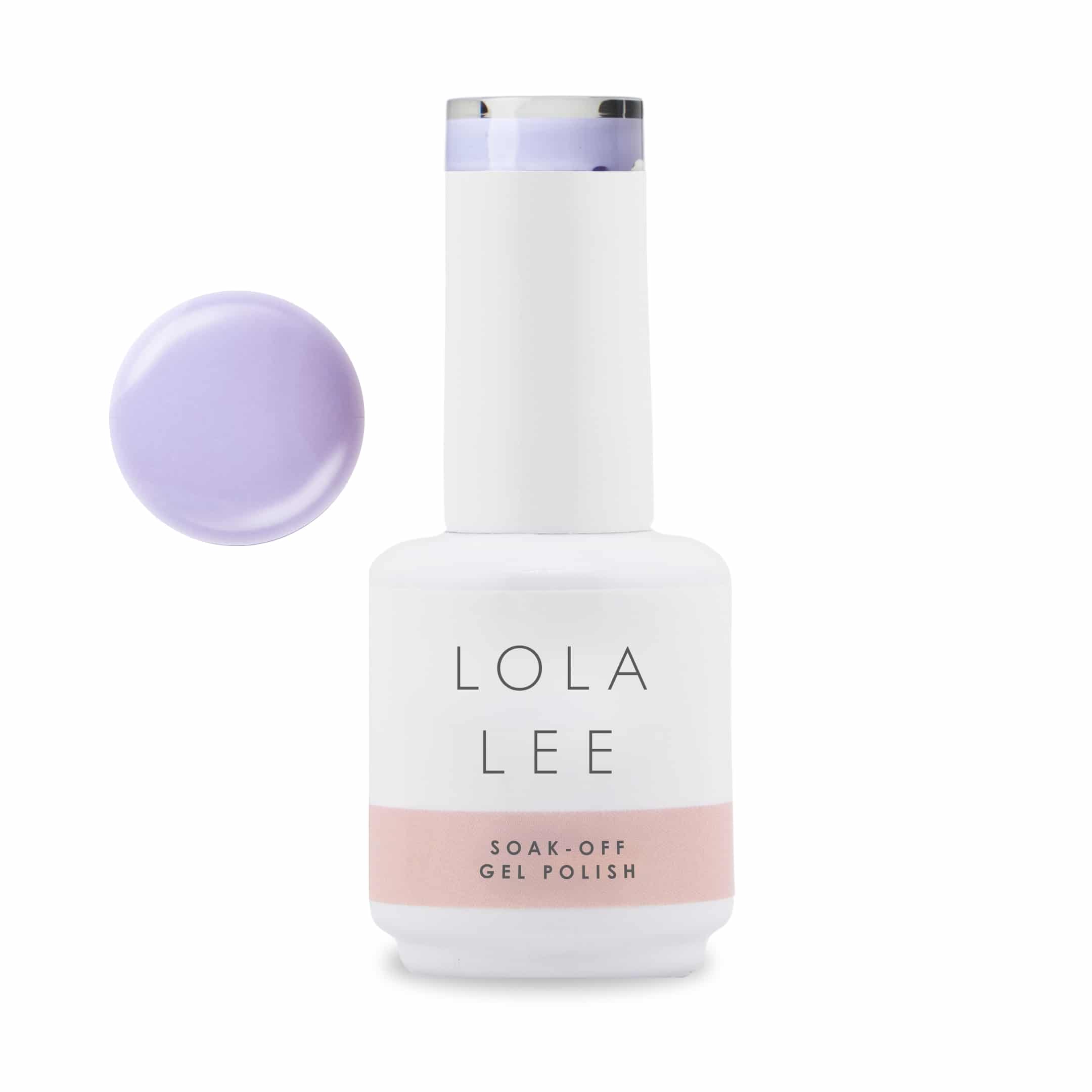 purple pastel gel polish