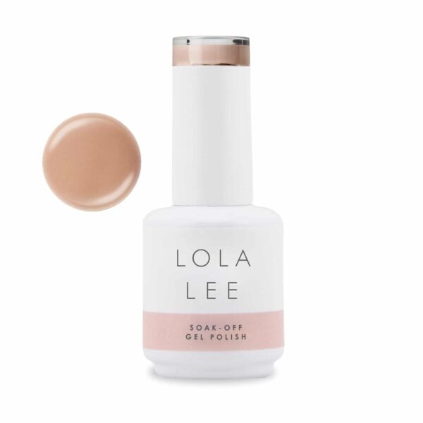 Lola Lee Because I’m Happy nude gel polish bottle