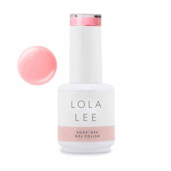 Salmon pink gel polish by Lola Lee