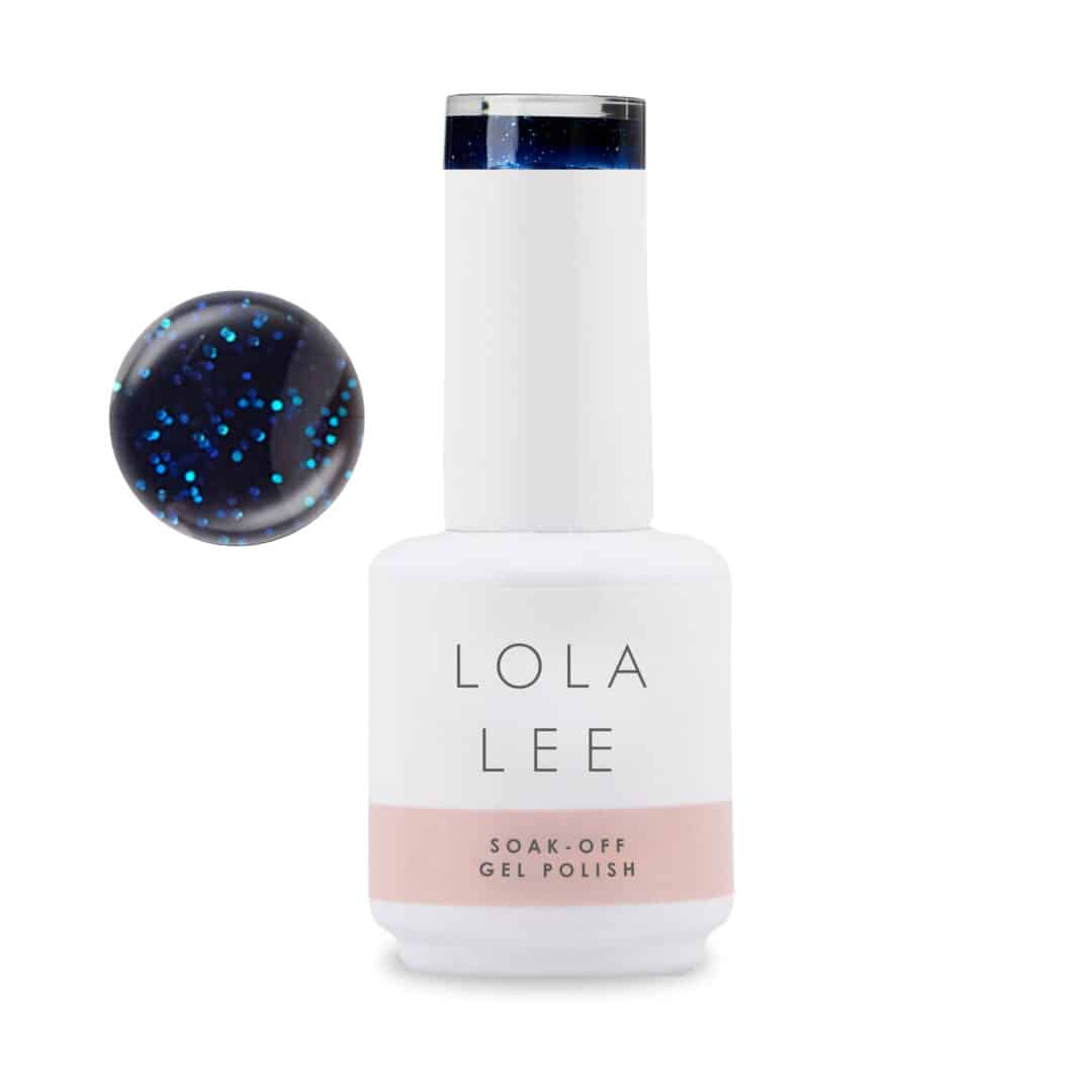 GP057 Lola Lee gel polish with swatch circle