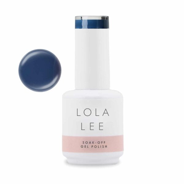 Make your nails pop with 'Just In His Eyes' Blue - Lola Lee's Gel Polish: 10 Free, animal-friendly, and a burst of glossy quirkiness!