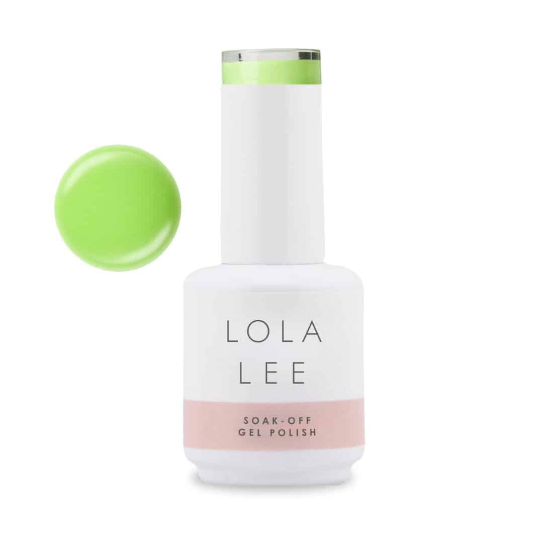 Stunning neon green gel polish gel polish from Lola lee