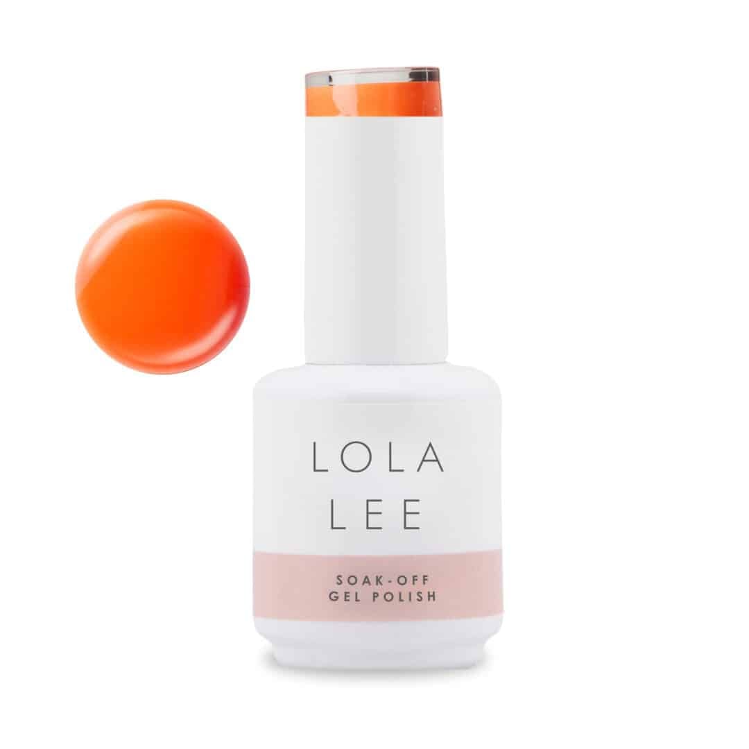 Brighten your nails with Vacation Mood On Lumo Orange Gel Polish
