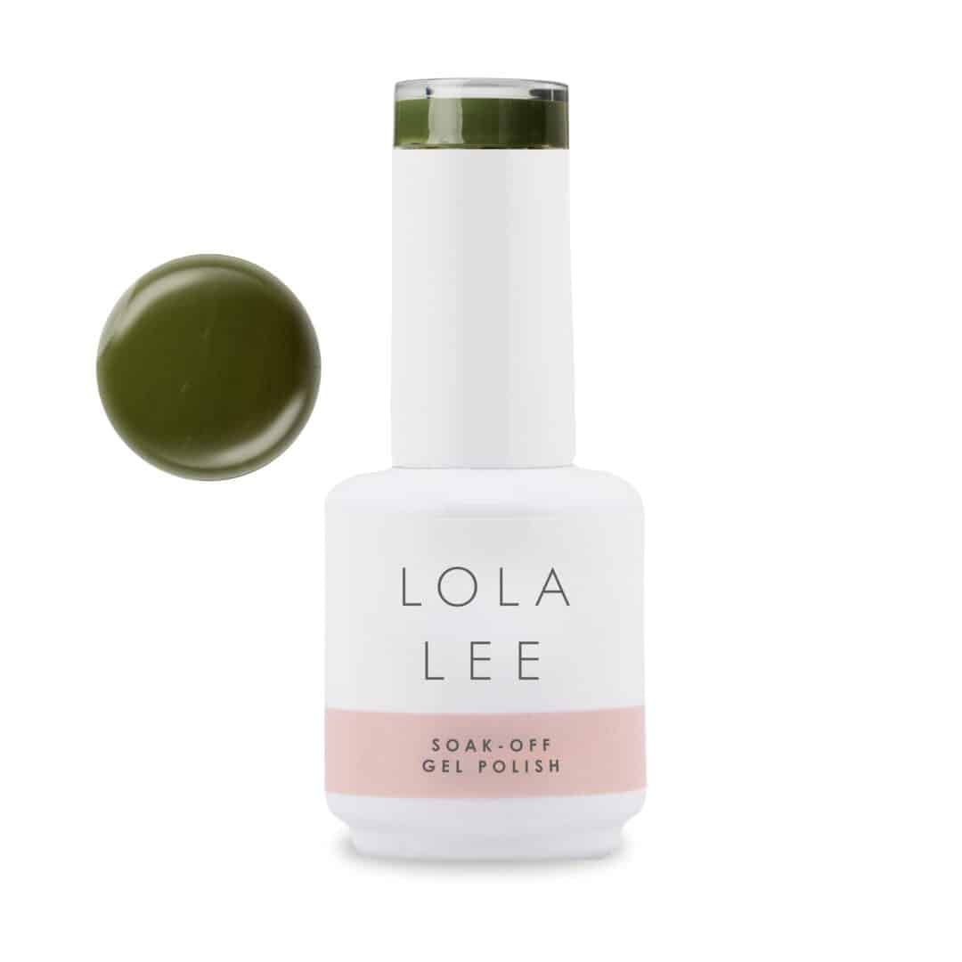 Lola Lee's 'Be Real Not Perfect' Army Green Gel Polish