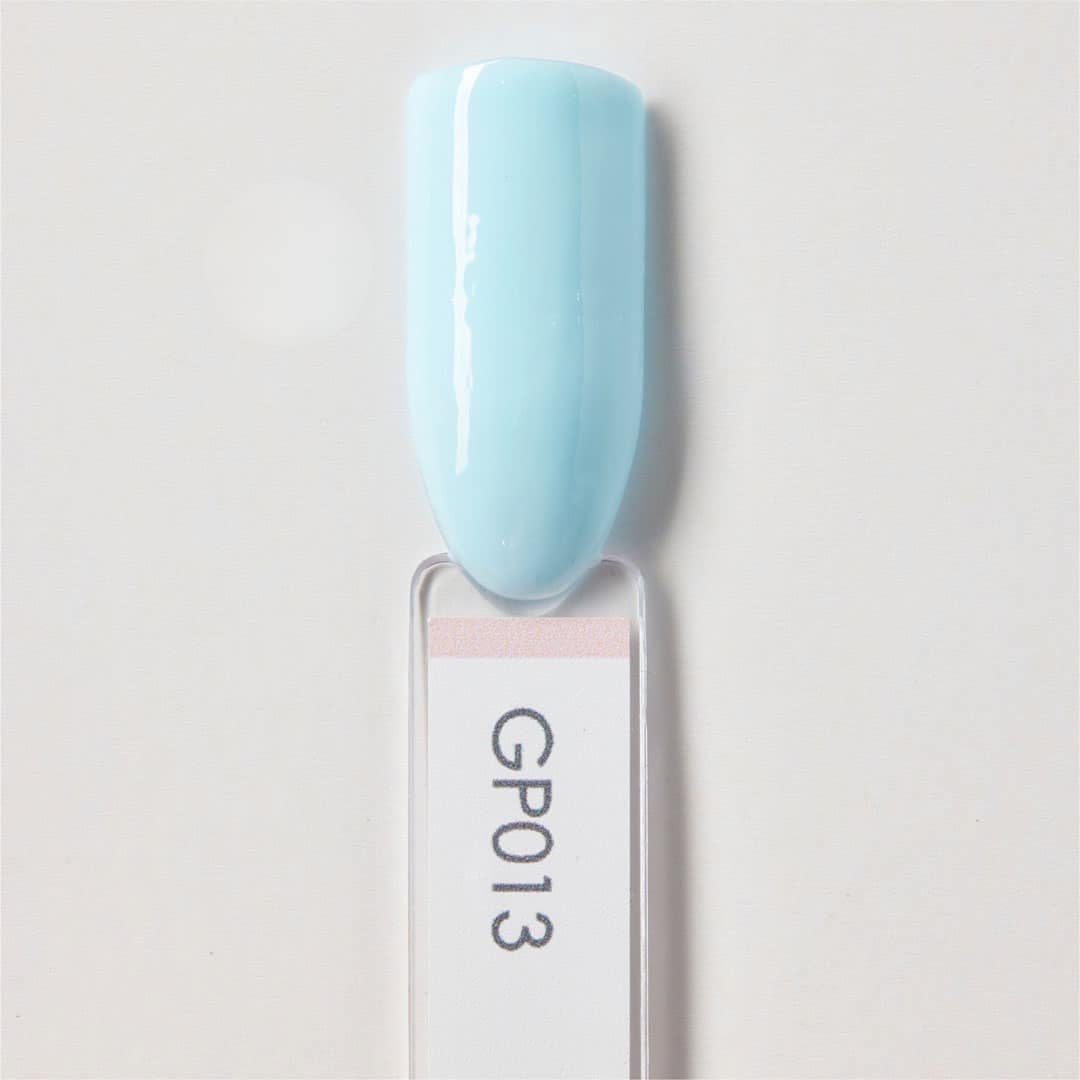 pastel blue gel polish